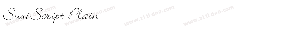 SusiScript Plain字体转换